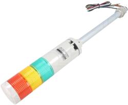 Qlight Coloană de semnalizare LED roșu/ambră/verde (STG50LFBZ324RAG)