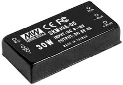 MEAN WELL Convertor DC/DC 30W 18-36V la 5V 6A (SKM30B-05)