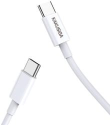 iShield Cablu de date si incarcare KakuSiga, USB-C, USB-C, Incarcare rapida, 25 cm, Alb (6921042119335)