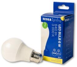 TESLA Tesla - LED izzó BULB, E27, 5, 4 W, 230 V, 600 lm, 25000 h, 3000K meleg fehér, 220° (BL270630-1)