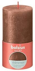 Bolsius rusztikus oszlop, mézszínű 130 × 68 mm