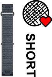 Garmin QuickFit 22 mm óraszíj - ComfortFit szövet - gránitkék, rövid