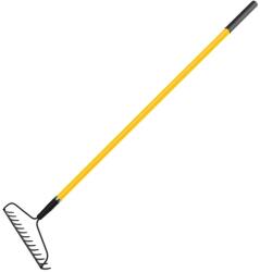 BOMBER Grebla cu maner din fibra de sticla Bomber, 14 dinti, 139cm (VLG086980) Grebla