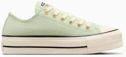 Converse velúr teniszcipő Chuck Taylor All Star Lift - zöld Női 38