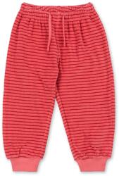Konges Sløjd melegítő gyerek pamut ITTY SWEAT PANTS GOTS - rózsaszín 122-128