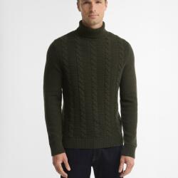 Barbour Staplecross Rollneck Sweater - Forest Green - S