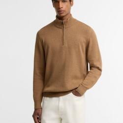 Barbour Pima Cotton Half Zip Sweater - Sandstone - L