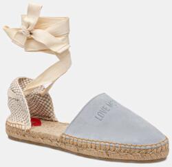 Love Moschino női velúr espadrilles - kék Női 37