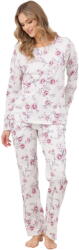 Italian Fashion pijama damă BEAUTY mânecă lungă, pantaloni lungi, imprimeu: 3XL (AAF-KPZ-BEAU-DDDR 3XL)