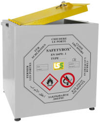  SAFETYBOX® MINIBOX tűzálló vegyszerszekrény (gyúlékony anyag tároló, 4x2, 5 l, 30 perc)