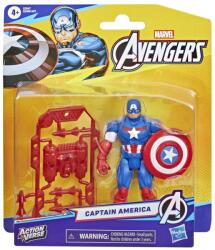 Hasbro Marvel Avengers Action Vers Set Figurina Captain America Si Accesorii 11.4Cm (G2469_G2847) - ejuniorul Figurina