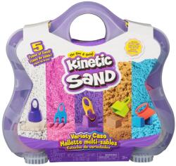 Spin Master Kinetic Sand Set Geanta Pentru Plaja Variety Case (6069784) - ejuniorul