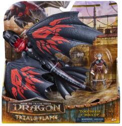 Spin Master Cum Sa Iti Dresezi Dragonul Incercarea Flacarii Set Dragon Tootless Si Figurina Hiccup (6075557) - ejuniorul Figurina