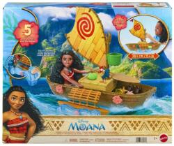 Mattel Disney Princess Set Barca Canoe A Lui Moana Si Aventuri In Ocean 38Cm (MTJLN22) - ejuniorul