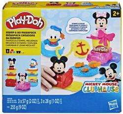 Hasbro Play Doh Disney Jr Clubul Lui Mickey Mouse Set Stampileaza Si Pleaca Megapack (G3110) - ejuniorul
