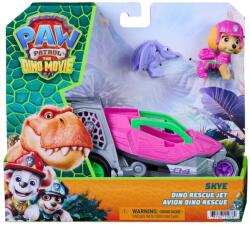 Spin Master Patrula Catelusilor Filmul Cu Dinozauri Set Dino Vehicul Avion Cu Figurina Skye Si Accesorii 15Cm (6075800_20156631)