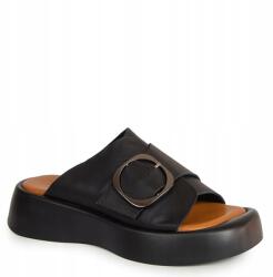 Boccato 629.3732 Fekete Bőr Flip-flop Papucs 36-OS