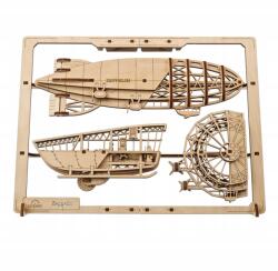 UGears Zeppelin, 2, 5D fa puzzle, 3D modellek építéshez (70208)