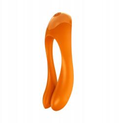 Satisfyer Candy Cane Mini ujjvibrátor, fekete, kompakt (35-360137)