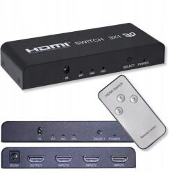 ARTHON Hdmi switch 3x1 elosztó adapter póló képelosztó távirányító (3F5-03-954)