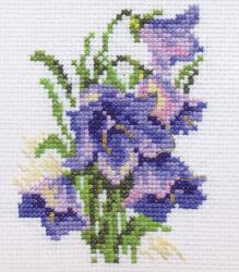  Keresztszemes hímzőkészlet Harangvirág 8x10 cm (0-79)
