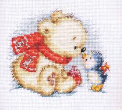  Keresztszemes hímzőkészlet A legkedvesebb számodra. . . 13x12 cm (0-121)