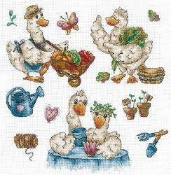  Sampler keresztszemes hímző készlet. Lúd-nyári (S-64)