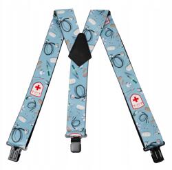  Designer nadrágtartó Doctor Medic kék (SP002-DOKTOR-BLUE)