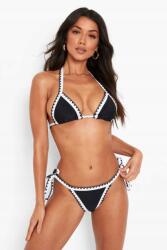 Boohoo Bikini Alsó, Kötős, Kontrast Színű Hímzéssel Gpa Ksb__m