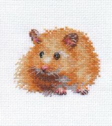  Keresztszemes hímzőkészlet hörcsög 9x7 cm (0-174)