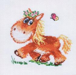  Keresztszemes hímzőkészlet Kis ló 13x13 cm (0-74)