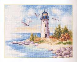  Keresztszemes hímzőkészlet Világítótorony 23x17 cm (3-26)