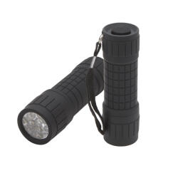 Alista Home Lanterna LED compacta 9 LED 90lm, rezistenta la socuri, cu baterii AAA, portabila (GLB_18605)