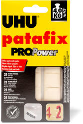 Alista Home Adeziv Reutilizabil Tip Plastilină Patafix PROPower, Alb, 21 Bucăți (GLB_U40790)