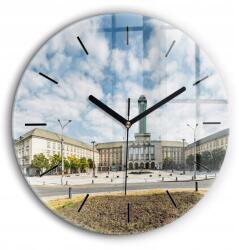 Foto falióra Városi panoráma Ostrava fekete mutatók kerek fi60 cm (010010500050200267594)