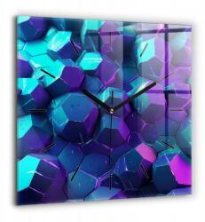 Ora Üveg Kép Hangtalan Zajmentes Folyó Geometriai Figurák (010010500080200268096)