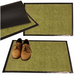 Allvo Lábtörlő Cipőtartó Ajtóhoz Bejárati Szőnyeg Gumi Padlóra 40x60 cm (HANSE HOME D6856ZIELONY)