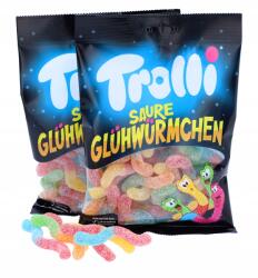 Trolli Gyümölcsös gumicukor Savanyú Trolli Férgek 150g