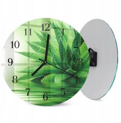  Modern Üveg Óra Csendes Dekoratív Ajándék Aloe vera 30 cm (010010500040200175455)