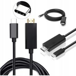 SwiatKabli Kábel Usb Type-C 3.1 Hdmi 1, 8m adapter Mhl usbc adapter (2D2-01-243)