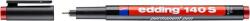edding Permanens marker "140 S", piros, Ohp, 0, 3 mm, Edding