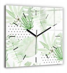 Ora Edzett Üveg Csendes mechanizmus Nappali Zöld levelek 60x60 (010010500080200268036)
