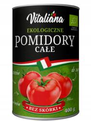 NaturaVena Vitaliana egész bio hámozott paradicsom 400 g (5902367407056)