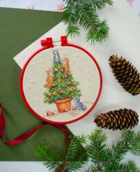  Keresztszemes hímzőkészlet A rosszcsont macskák 15x15cm (AHM-090)