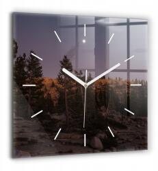 Ora Üvegfestmény Dekoratív design az irodába Kő út Yosemite (010010500080100271961)