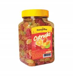 Pszczółka Cukorka Pszczółka Citrus 3 kg-os befőttes üvegben (5901812622013)