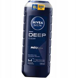 Nivea Men Deep Clean tusfürdő arcra és hajra 3az1ben 500ml (dla mężczyzny 3w1)