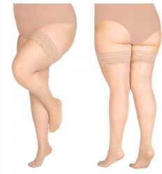 Annes Önhordó Harisnya Plus Size Meleg csipkés bézs Sila 40 Den 5/6 (POŃCZOCHY GRUBE SILA 40)