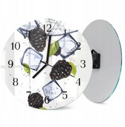 Falióra Kerek Üveg Modern Beltéri Szeder Fi 30 cm (010010500040200175697)