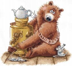  Keresztszemes hímző szett Tea party (CH-11)